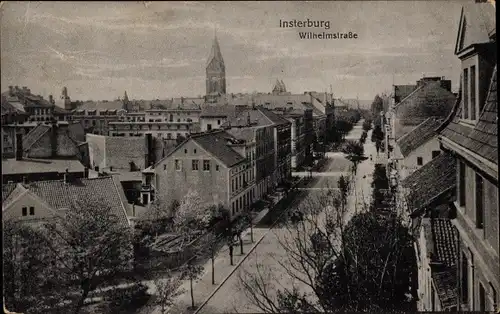 Ak Tschernjachowsk Insterburg Ostpreußen, Wilhelmstraße