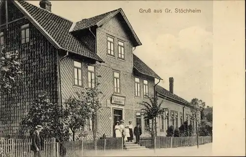 Ak Groß Stöckheim Wolfenbüttel in Niedersachsen, Stöchheim ?, Gasthaus