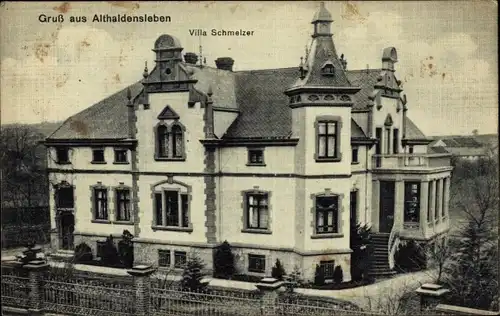 Ak Althaldensleben Haldensleben in Sachsen Anhalt, Villa Schmelzer