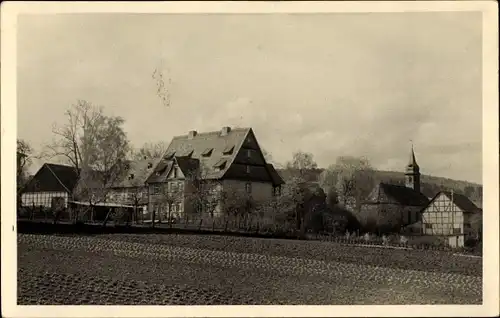 Foto Ak Wöltingerode Vienenburg Goslar am Harz, Ortspartie, Kirche