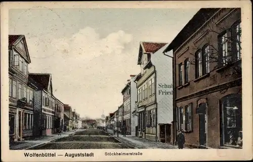 Ak Auguststadt Wolfenbüttel in Niedersachsen, Stöckheimerstraße