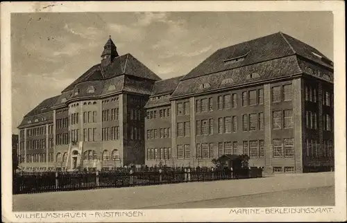 Ak Rüstringen Wilhelmshaven in Niedersachsen, Marine Bekleidungsamt