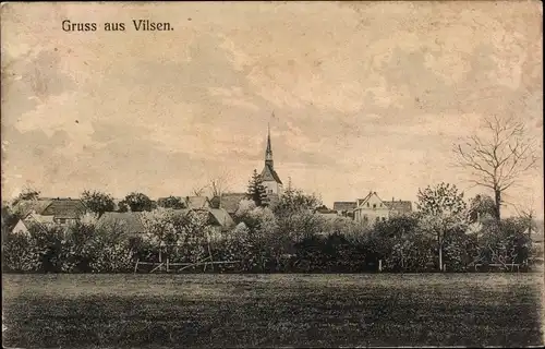 Ak Bruchhausen Vilsen Niedersachsen, Blick auf den Ort