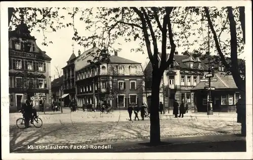 Ak Kaiserslautern in der Pfalz, Fackel Rondell