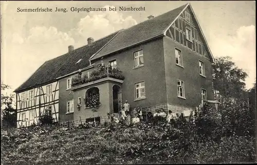 Ak Göpringhausen Nümbrecht im Oberbergischen Kreis, Privat Pension Jung
