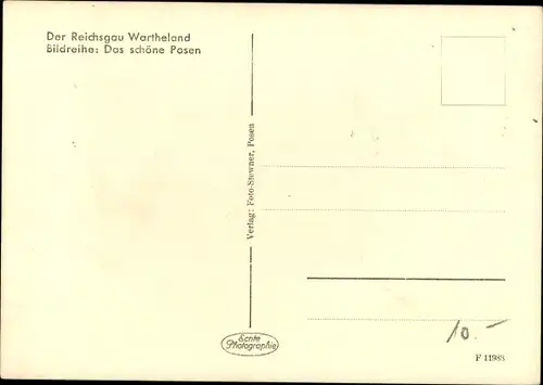 Ak Poznań Posen, Am alten Markt