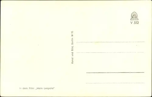 Ak Schauspielerin Ingeborg Körner, Portrait, Constantin Film, Mein Leopold, Autogramm