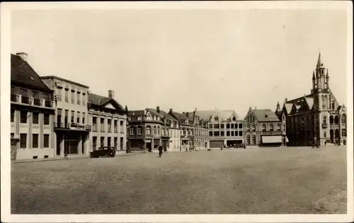 Ak Poperinghe Poperinge Westflandern, Groote Markt