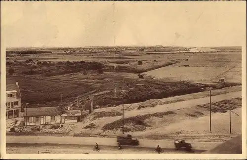 Ak Nieuport Nieuport Westflandern, Denkmal für König Albert, Hafen, Redan