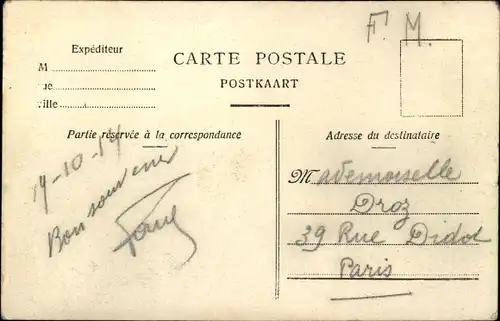 Ak Staden Westflandern, Ouderlingen en Weezengesticht