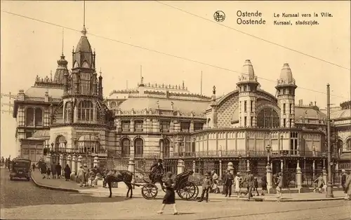 Ak Ostende Ostende Westflandern, Kursaal der Stadt