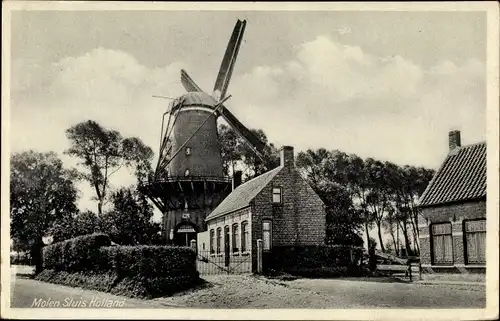 Ak Sluis Zeeland Niederlande, Mill