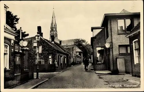 Ak Ierseke Yerseke Reimerswaal Zeeland, Vierstraat