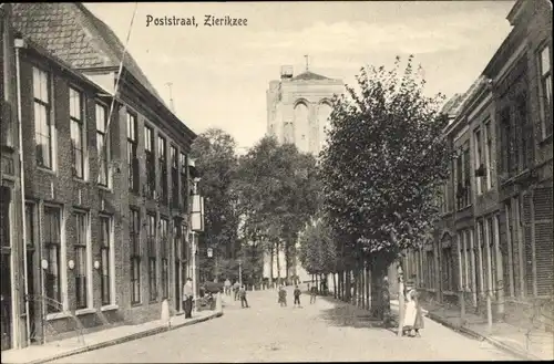 Ak Zierikzee Zeeland, Poststraat