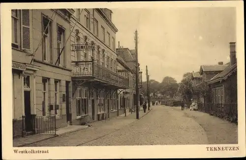 Ak Terneuzen Zeeland Niederlande, Westkolkstraat