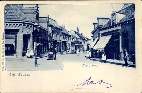 Ak Ter Neuzen Terneuzen Zeeland, Noordstraat