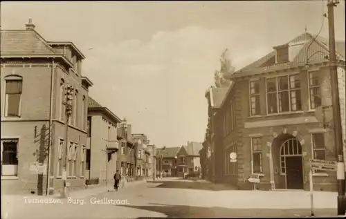 Ak Terneuzen Zeeland Niederlande, Burg. Geillstraat