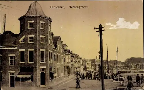 Ak Terneuzen Zeeland Niederlande, Heerengracht