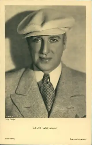 Ak Schauspieler Louis Graveure, Portrait