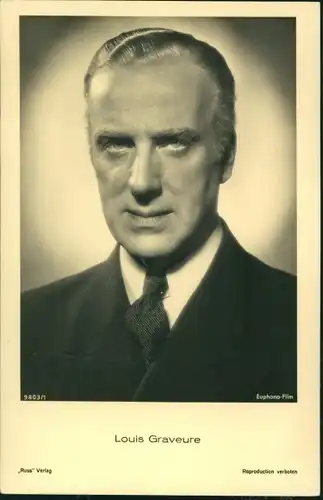 Ak Schauspieler Louis Graveure, Portrait