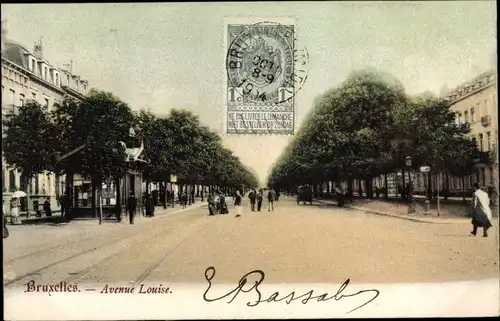 Ak Brüssel Brüssel, Avenue Louise