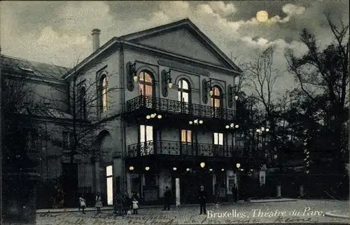 Mondschein Ak Brüssel Brüssel, Theater du Parc