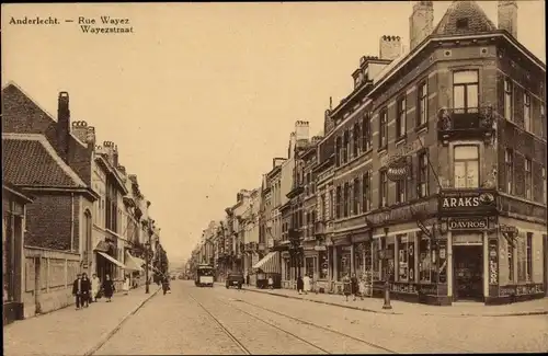 Ak Anderlecht Brüssel Brüssel, Rue Wayez