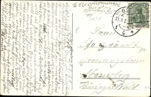 Ak Gera in Thüringen, Heinrichstraße