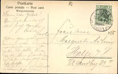 Ak Gera in Thüringen, Adelheidstraße