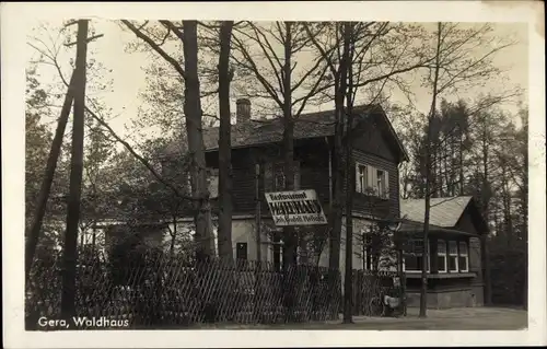 Ak Gera in Thüringen, Waldhaus