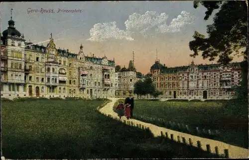 Ak Reuß Gera in Thüringen, Prinzenplatz