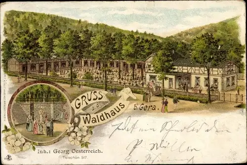 Litho Gera in Thüringen, Waldhaus