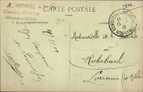 Ak Dombasle Meurthe et Moselle, Casino Solvay