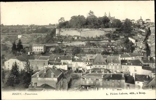 Ak Briey Meurthe et Moselle, Panorama der Ortschaft