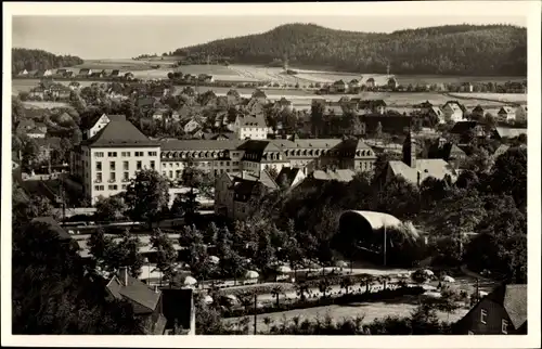 Ak Oberschlema Bad Schlema im Erzgebirge Sachsen, Konzertplatz, Kurhotel, Kurhaus