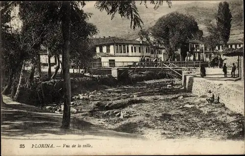 Ak Florenz Griechenland, Stadt, Brücke