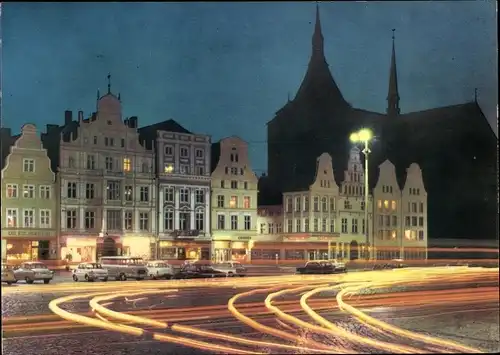 Ak Hansestadt Rostock, Ernst Thälmann Platz