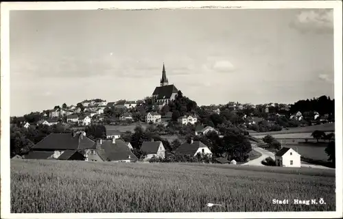 Ak Haag Niederösterreich, Blick auf die Stadt