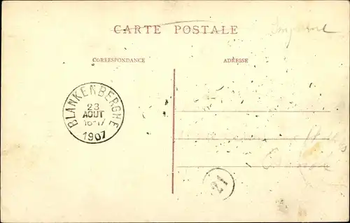 Ak Blankenberghe Blankenberge Westflandern, Hotels am Deich