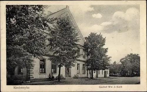 Ak Kirchweyhe Weyhe Niedersachsen, Gasthof Ww. J. Koch