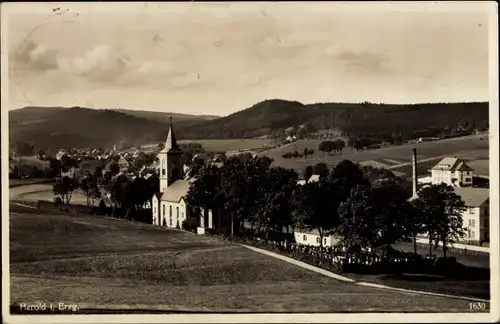 Ak Herold Thum im Erzgebirge, Totalansicht