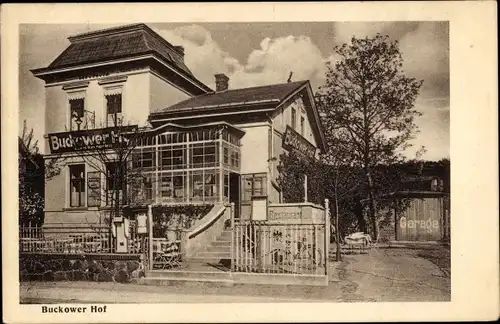 Ak Buckow Märkische Schweiz, Buckower Hof