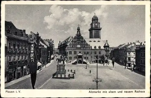 20 alte Ak Plauen im Vogtland, Diverse Ansichten