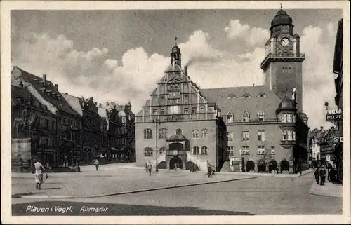 20 alte Ak Plauen im Vogtland, Diverse Ansichten