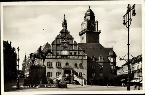 19 alte Ak Plauen im Vogtland, Diverse Ansichten