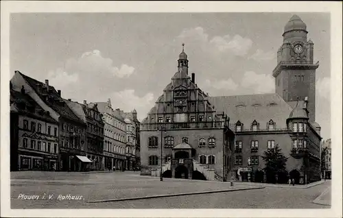 19 alte Ak Plauen im Vogtland, Diverse Ansichten