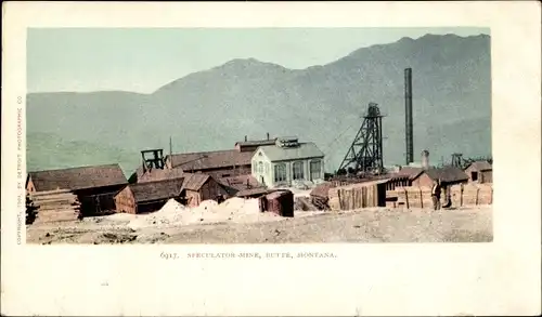 Ak Butte Montana USA, Spekulantenmine