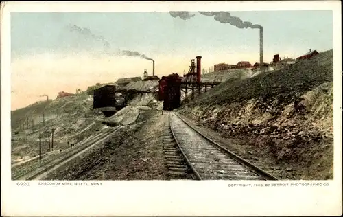 Ak Butte Montana USA, Anaconda Mine