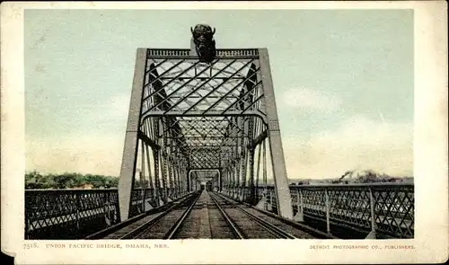 Ak Omaha Nebraska USA, Union Pacific Bridge