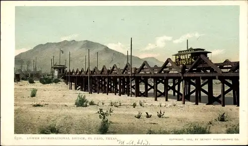 Ak El Paso Texas USA, Lower International Bridge